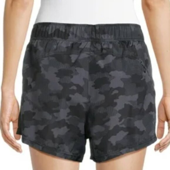Athletic Works Women's Mid Rise Camo Mesh Core Running Shorts, size XL - Picture 2 of 7